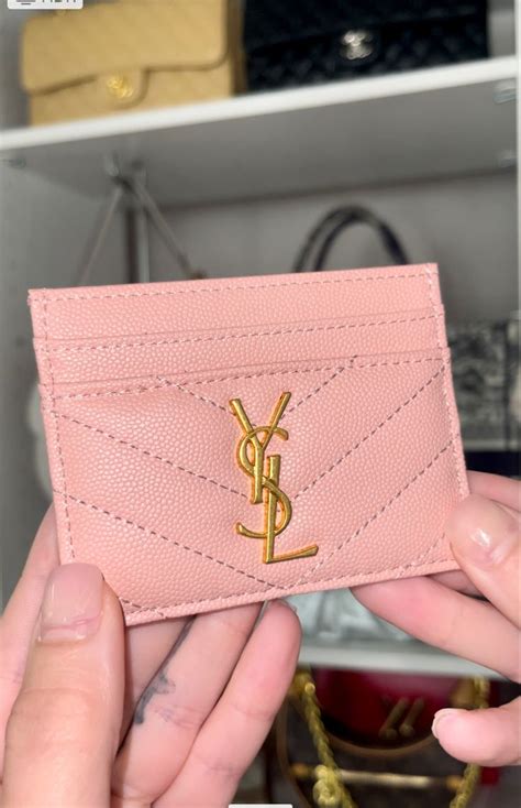 ysl business card|LV Business Card Holder vs. YSL Business Card Holder.